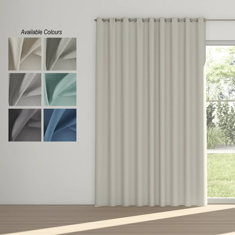 Colourwash Eyelet Curtain