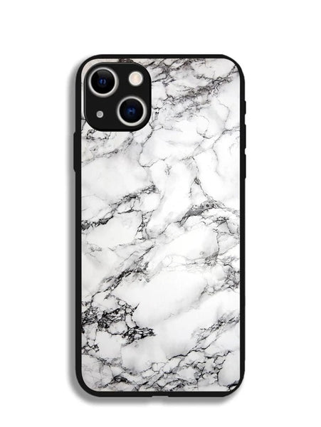 Marble Black White Phone Case