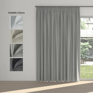 Solarline Taped Curtain (100% Blockout)